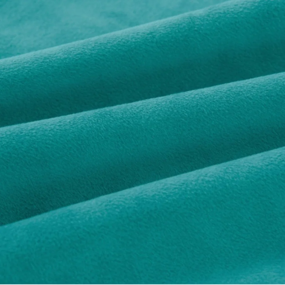 Luxury Home | Elegant Chic Turquoise Luxe Velvet Lumbar Throw Pillow Covers
